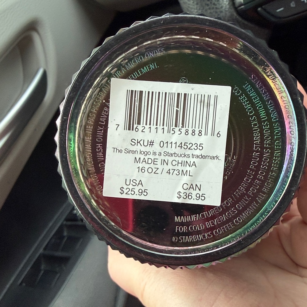 Starbucks Iridescent Studded Tumbler 16oz Grande (no straw) - Picture 2 of 3